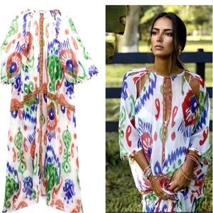 Zara Colorful Abstract Swim Coverup